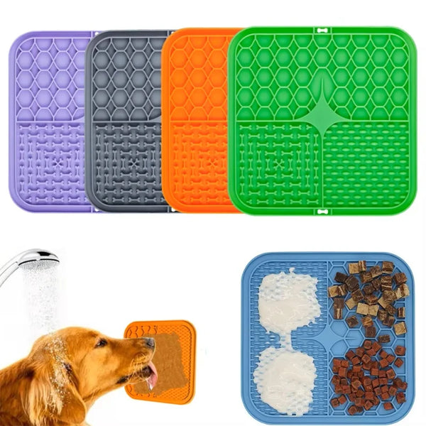 PawLick™ Suction Dog Lick Mat & Slow Feeder