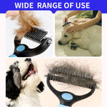 FurAway™ Stainless Steel Deshedding Brush for Dogs & Cats