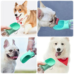 TrailPaws™ Portable Dog Water Bottle with Built-In Drinking Bowl