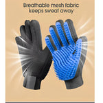 PawGlove™ Silicone Pet Grooming Glove for Dogs & Cats