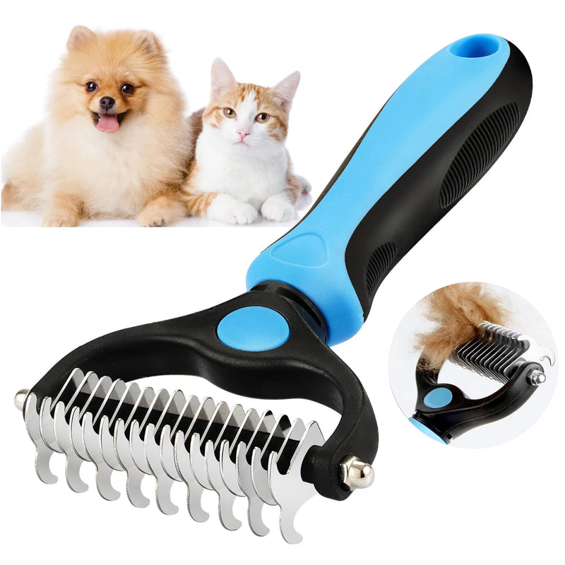 FurAway™ Stainless Steel Deshedding Brush for Dogs & Cats