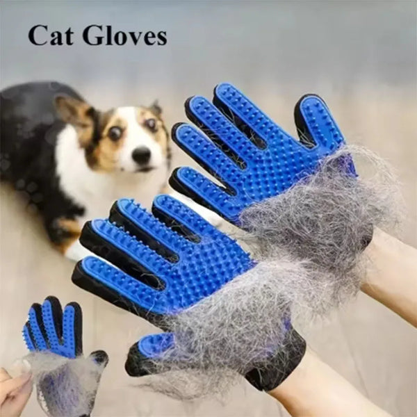PawGlove™ Silicone Pet Grooming Glove for Dogs & Cats