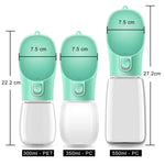 TrailPaws™ Portable Dog Water Bottle with Built-In Drinking Bowl
